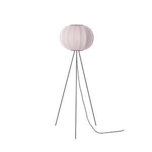 Made By Hand - Gulvlampe - Knit-Wit 45 Round Floor High - Light Pink